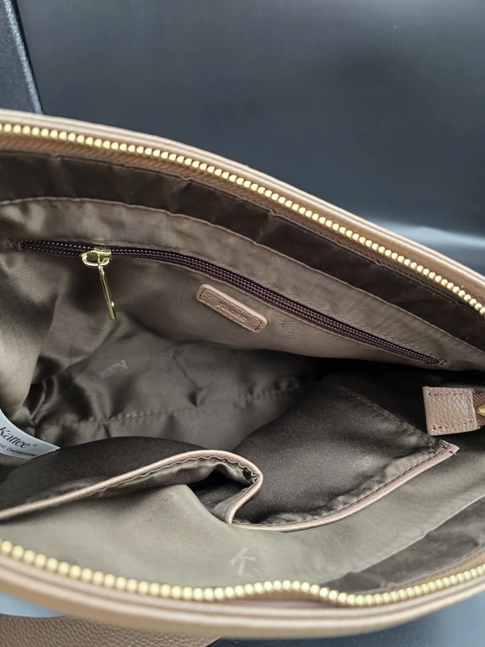 Pebbled Leather Hobo Bag in Taupe - Classic Everyday Carry